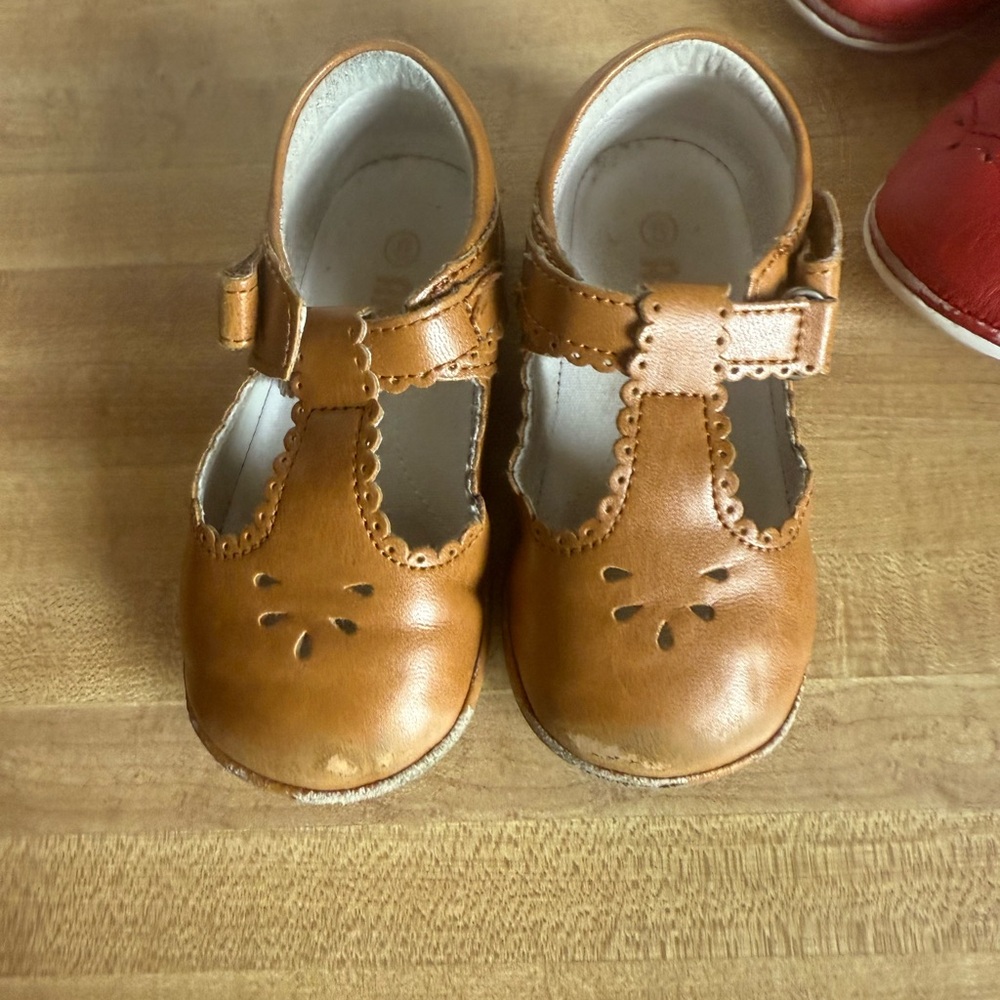 Classic Tan Kids Shoes